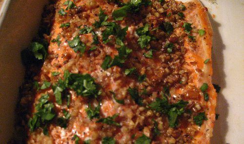 Super Omega-3 Walnut Encrusted Salmon