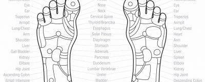 Free Reflexology Charts, Points for Specific Ailments